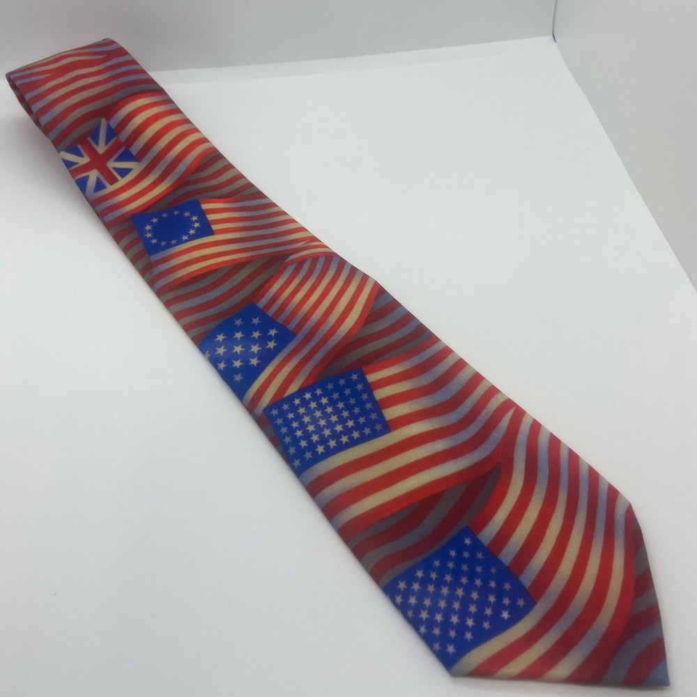 Ralph Marlin History of American Flag Men’s Tie
